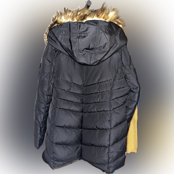 NEW Canada Weather Gear, Black & Natural Faux-Fur Parka,  XL - Picture 4 of 12